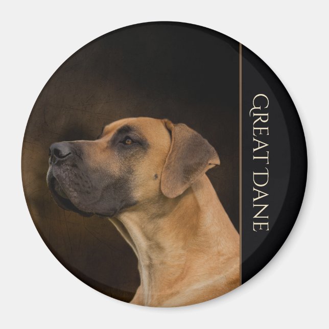 Great Dane Fridge Magnet (Front)