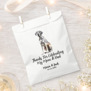 Great Dane Full Colour Pet Wedding Favour Bag