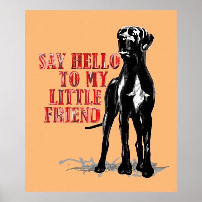 Great Dane Fun Poster (Front)