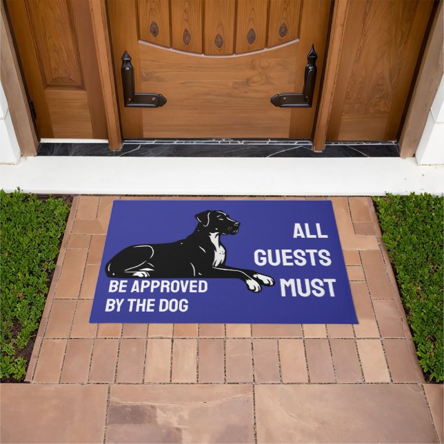 Great Dane Funny  Doormat (Outdoor)