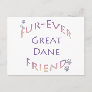 Great Dane Furever Postcard