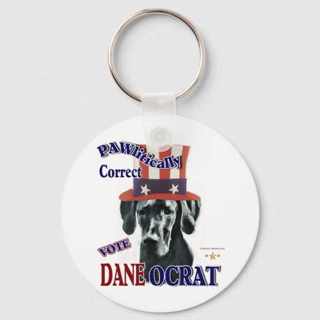 Great Dane Gifts Key Ring (Front)