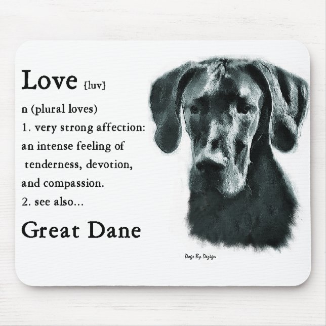 Great Dane Gifts Mouse Pad (Front)