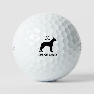 Great Dane Golf Dad Titleist Pro V1 Golf Ball Gift