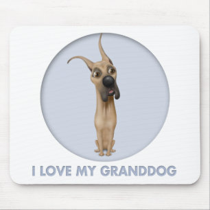 Great Dane granddog Mouse Pad