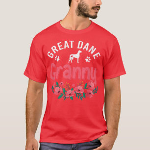 Great Dane Granny Dog Gifts Womens Dog Lover Owner T-Shirt