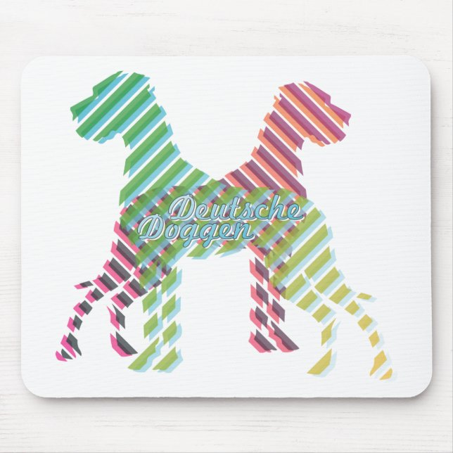 Great Dane graphics Mouse Pad (Front)