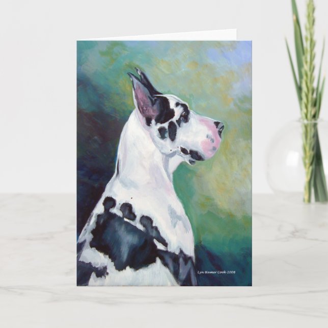 Great Dane Greeting Cards (Front)