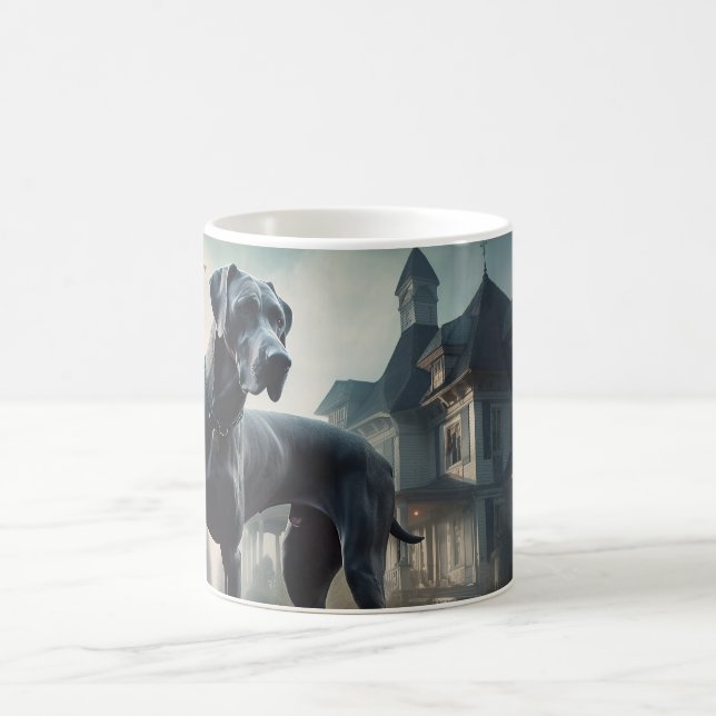 Great Dane Halloween Scary Coffee Mug (Center)