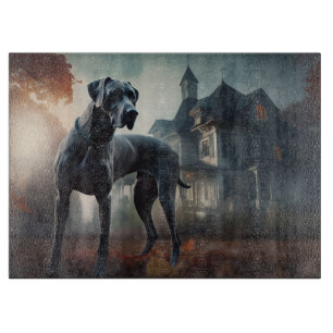 Great Dane Halloween Scary Cutting Board