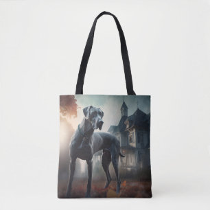 Great Dane Halloween Scary Tote Bag