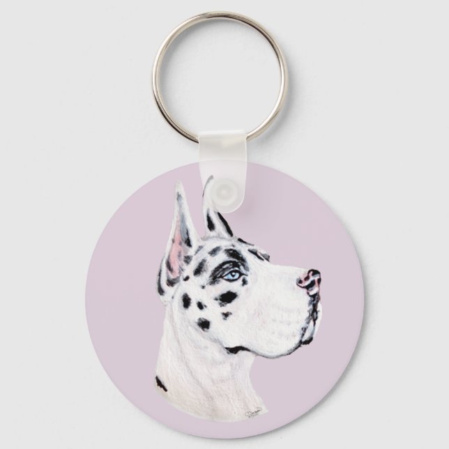 Great Dane Harle Cropped Side Key Ring (Front)