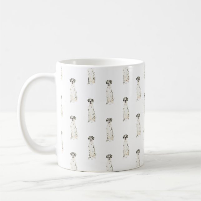 Great Dane (Harlequin) Coffee Mug (Left)