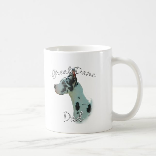 Great Dane (harlequin) Dad 2 Coffee Mug (Right)