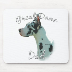Great Dane (harlequin) Dad 2 Mouse Pad