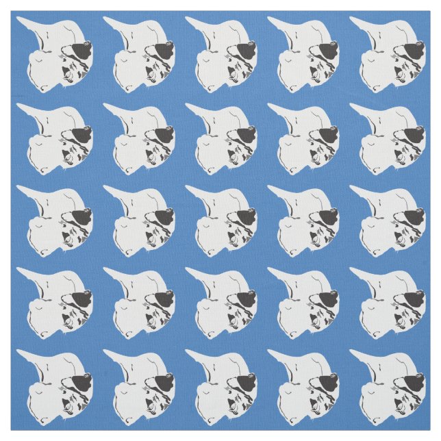 Great Dane Head Fabric (Swatch)