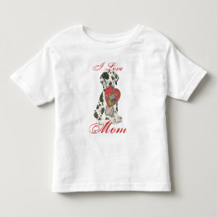 Great Dane Heart Mum Toddler T-Shirt