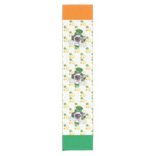 Great Dane Holiday Home Decor St Patricks Day Short Table Runner