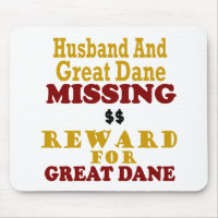 Great Dane & Husband Missing Reward For Great Dane