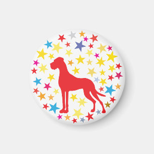 Great Dane Illustration Magnet