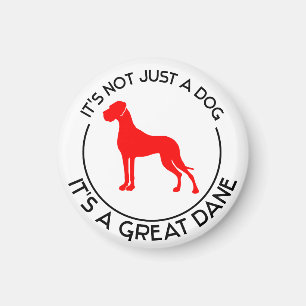 Great Dane Illustration Magnet