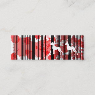 Great Dane Kennel Mini Business Card