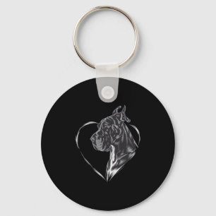 Great Dane Key Ring