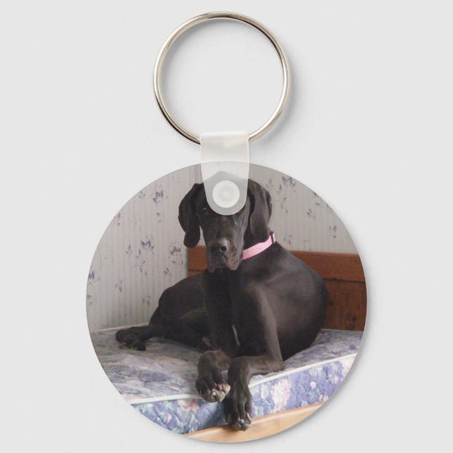 Great Dane Key Ring (Front)