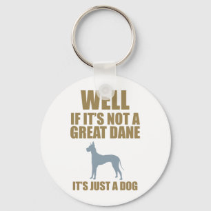 Great Dane Key Ring