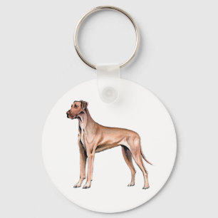 Great Dane keyring