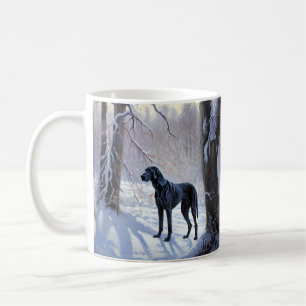 Great Dane Let It Snow Christmas  Coffee Mug