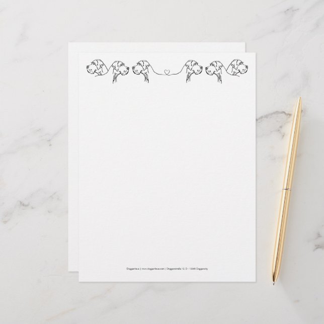 Great Dane letterhead (Front/Back In Situ)