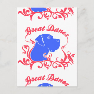 Great Dane Logo Postcard