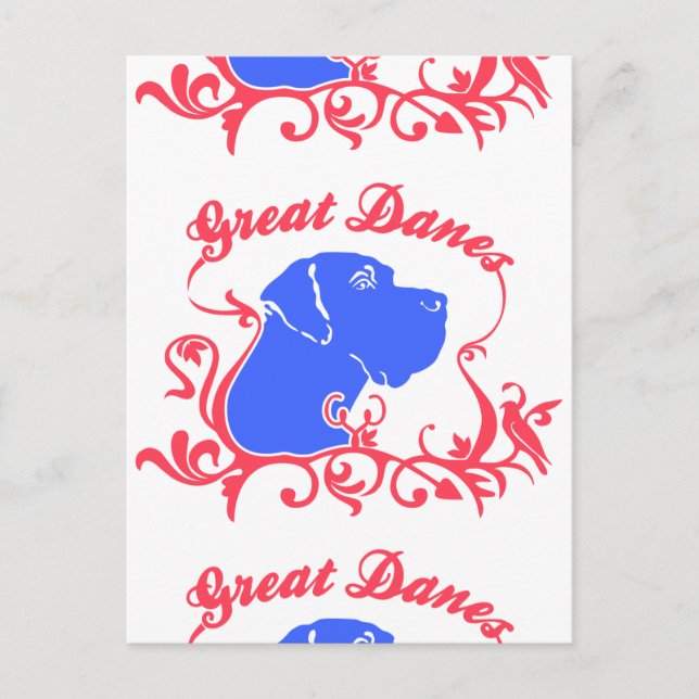 Great Dane Logo Postcard (Front)
