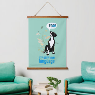 Great Dane love language Hanging Tapestry