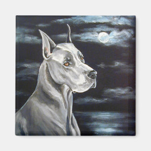 Great Dane Magnets - Blue Dane