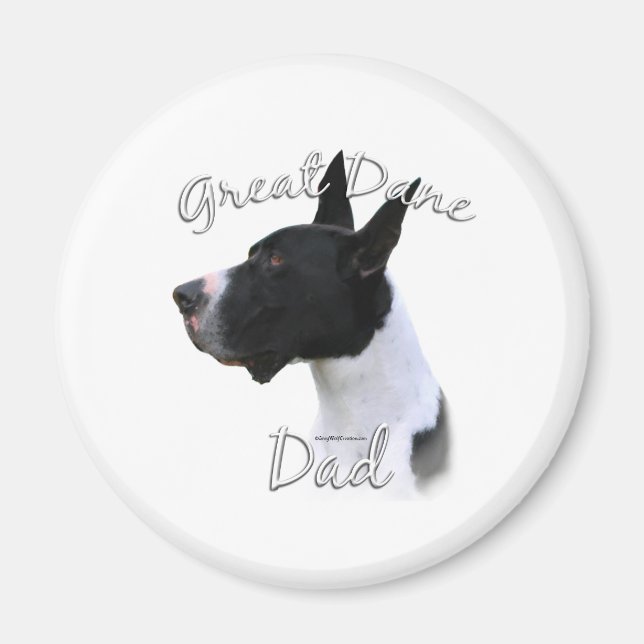 Great Dane (mantle) Dad 2 Magnet (Front)