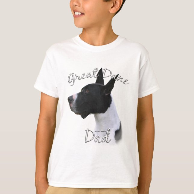 Great Dane (mantle) Dad 2 T-Shirt (Front)