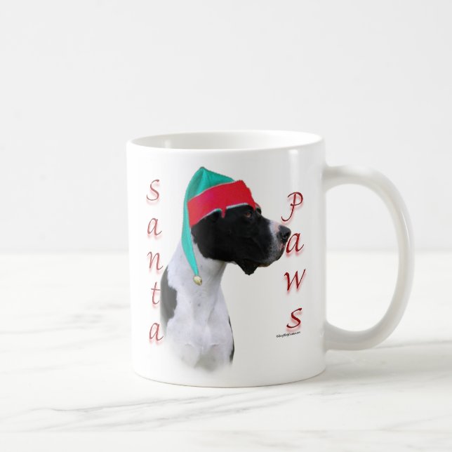 Great Dane (mantle) Santa Paws Coffee Mug (Right)