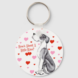 Great Dane Mantle UC Kiss Key Ring