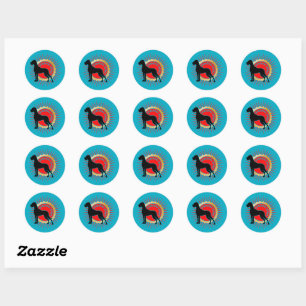 Great Dane mate  Classic Round Sticker