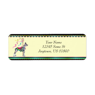Great Dane Merle Carousel Labels