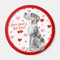 Great Dane Merle UC Kiss Magnet