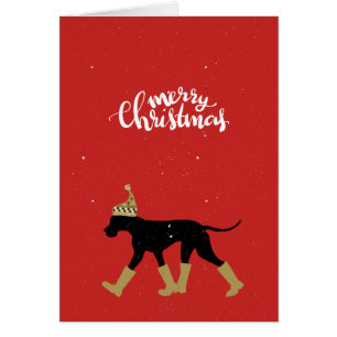 Great Dane Merry Christmas