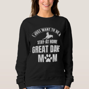 Great Dane Mom Gentle Dog German Mastiff Mother s  Sweatshirt