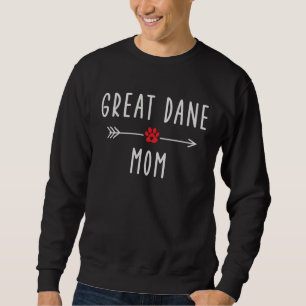 Great Dane Mom  Womens Great Dane Dog   Mama Sweatshirt