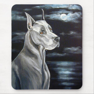 Great Dane Mouse Pad - Blue Dane