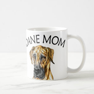 Great Dane Mum Brindle UC Coffee Mug