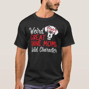 Great Dane Mum Dog Eyeglasses T-Shirt