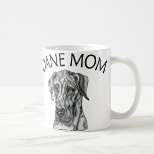Great Dane Mum Merle UC Coffee Mug